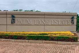 Palm Lane Estate entrance signage